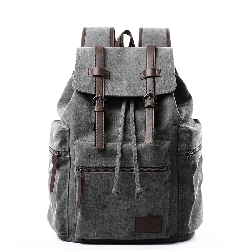 Canvas Backpack Casual - MATE ELAN Retro Casual Canvas Backpack