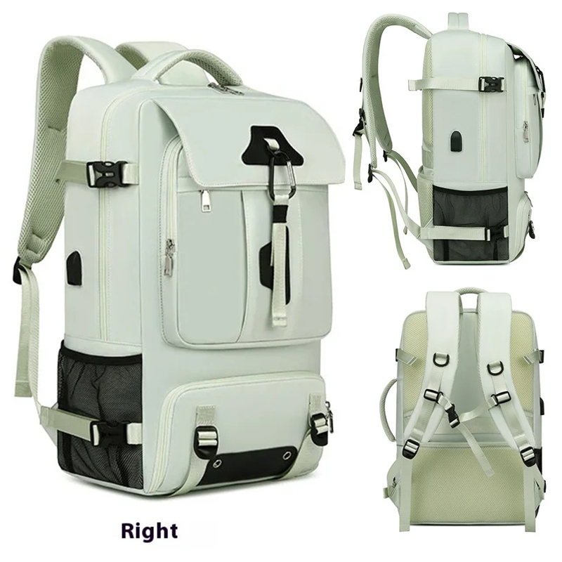 Laptop Backpack 15.6 - 55L Expandable Travel Backpack, Convertible Shoulder