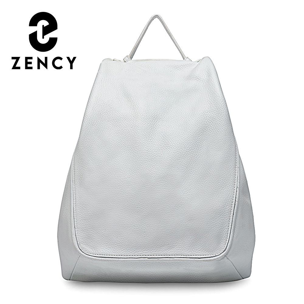 Travel Backpack Anti Theft - Zency Women 100% Genuine Leather Anti-theft