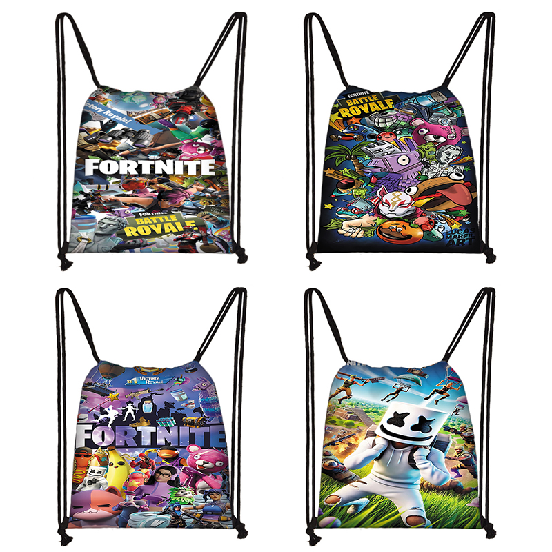Fashion Backpack Women - Child Printed Drawstring for Shopping Bag