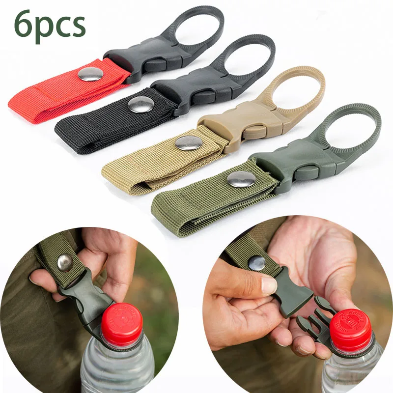 Rucksack Military Style - 6pcs Camping Webbing Buckle Hook Water