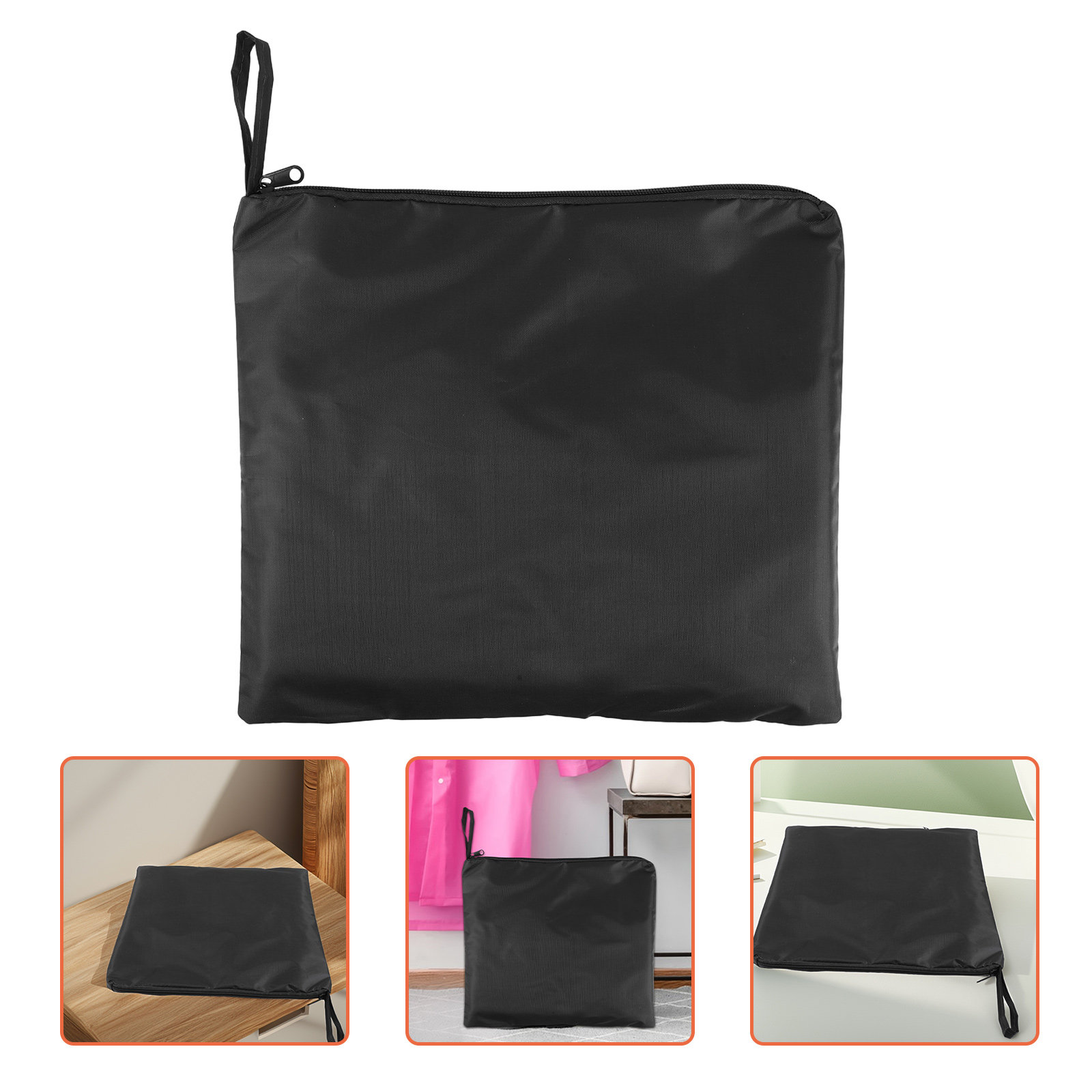 Drawstring Gym Bag - Portable Waterproof Oxford Cloth Raincoat Organizer