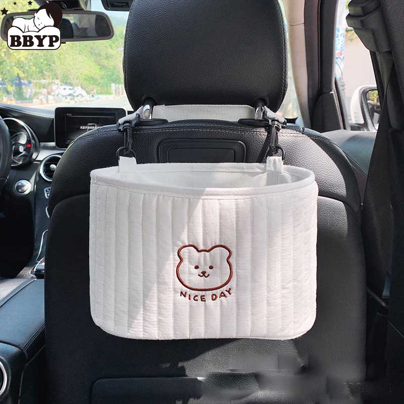 Backpack Diaper Bag - 2Pcs Car Seat Back Cartoon Bear