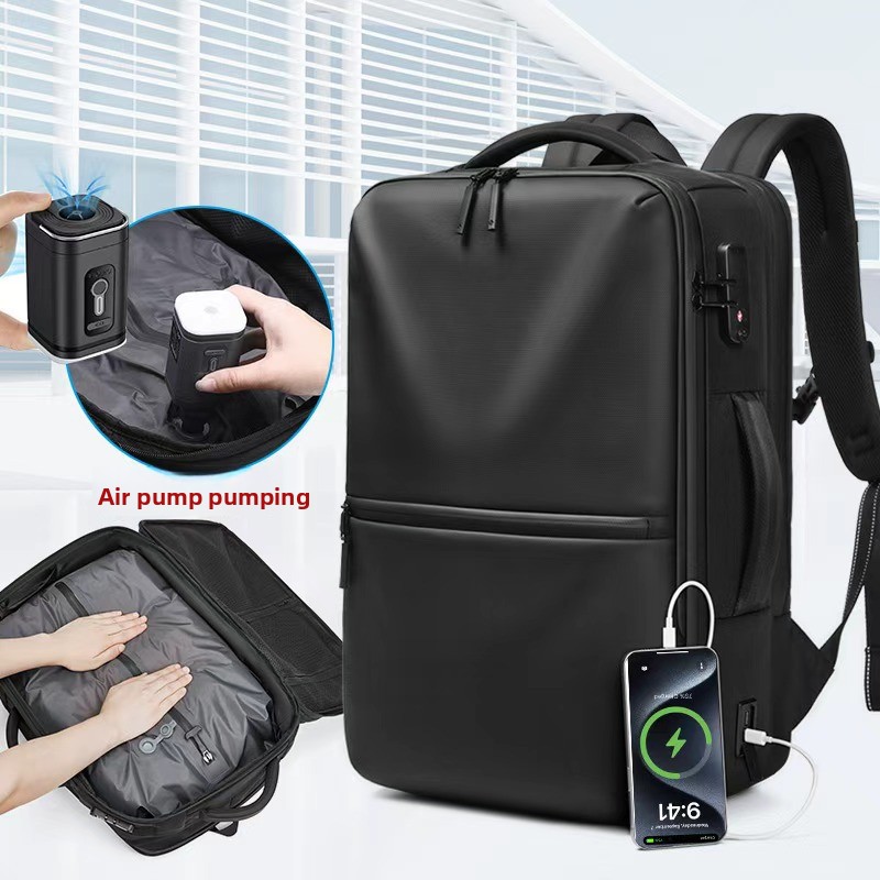 Business Backpack Brief - Waterproof Expandable Travel Backpack for Men