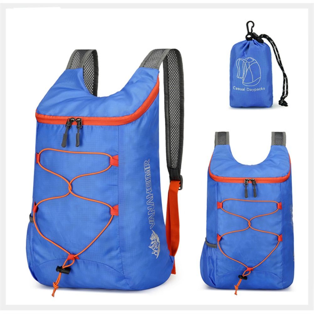 Hiking Backpack Waterproof - Foldable Sports Backpack Waterproof Nylon Fabric