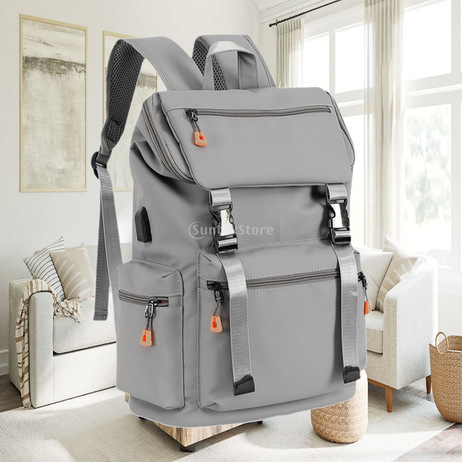 Fashion Backpack Women - Casual Backpack Organizer Carry Bag Pockets