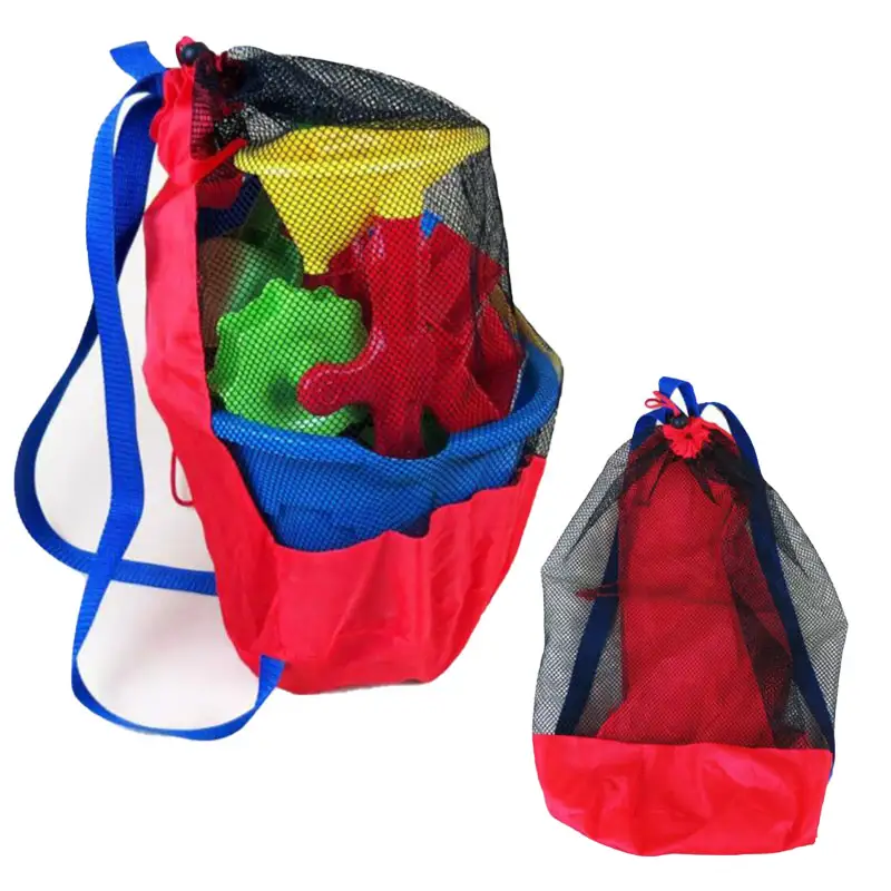 Foldable Backpack Small - 1Pcs Beach Bag Foldable Portable Mesh