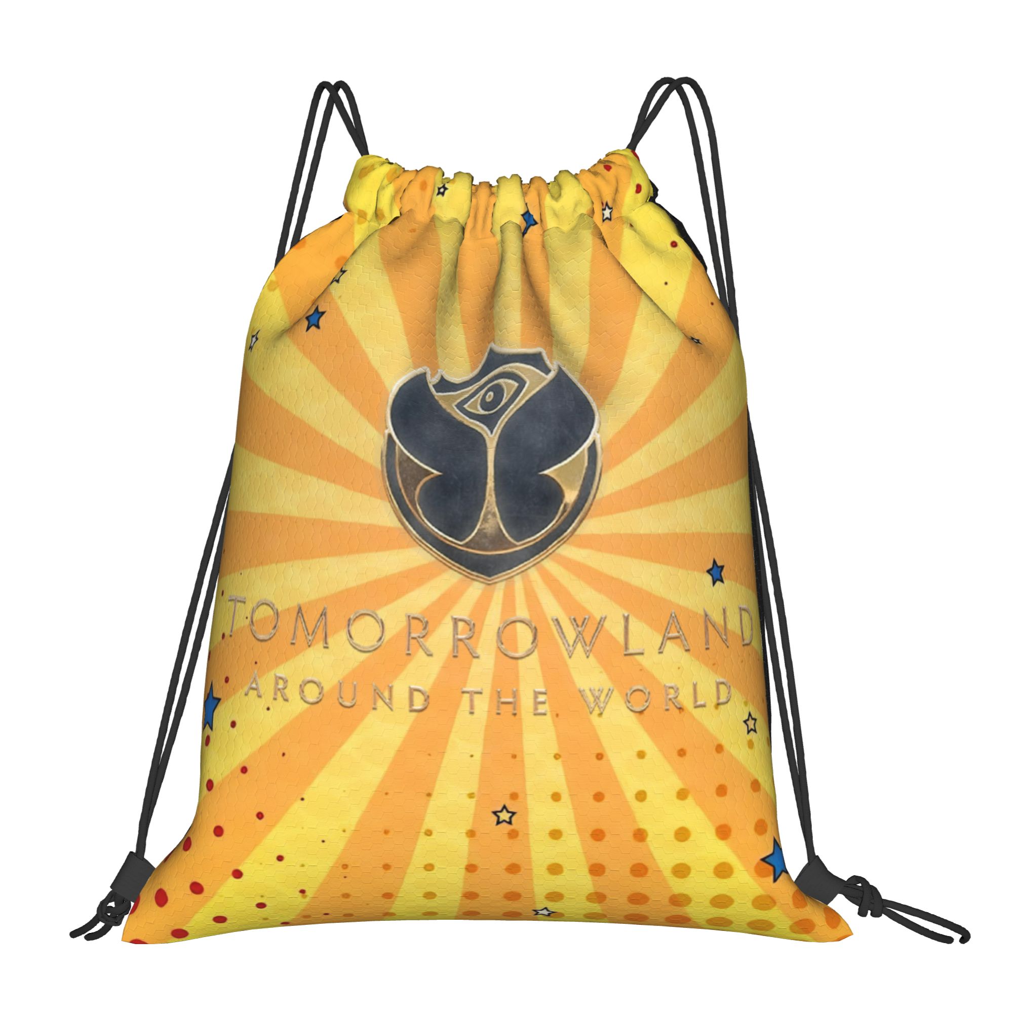 Drawstring Gym Bag - Tomorrowlands Festival Music Drawstring Bags Sports