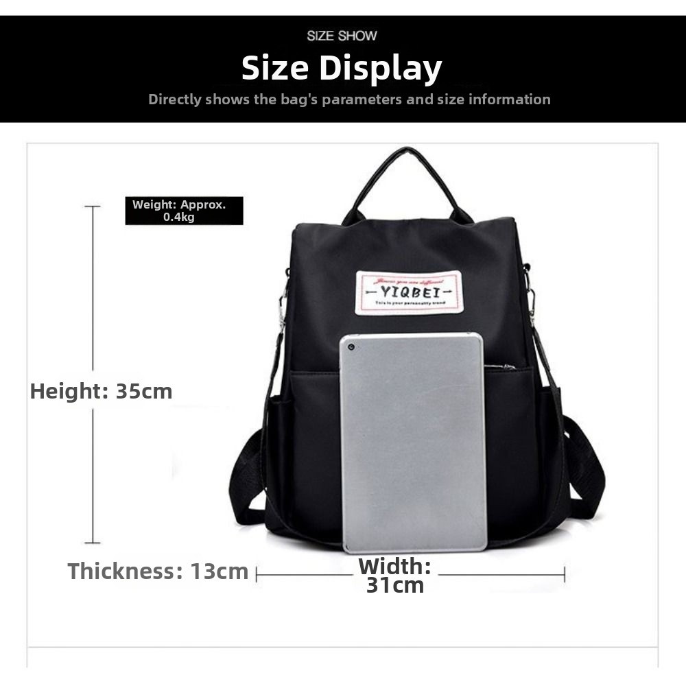 High Capacity Waterproof Oxfor - огляд і ціна Travel Backpack Anti Theft