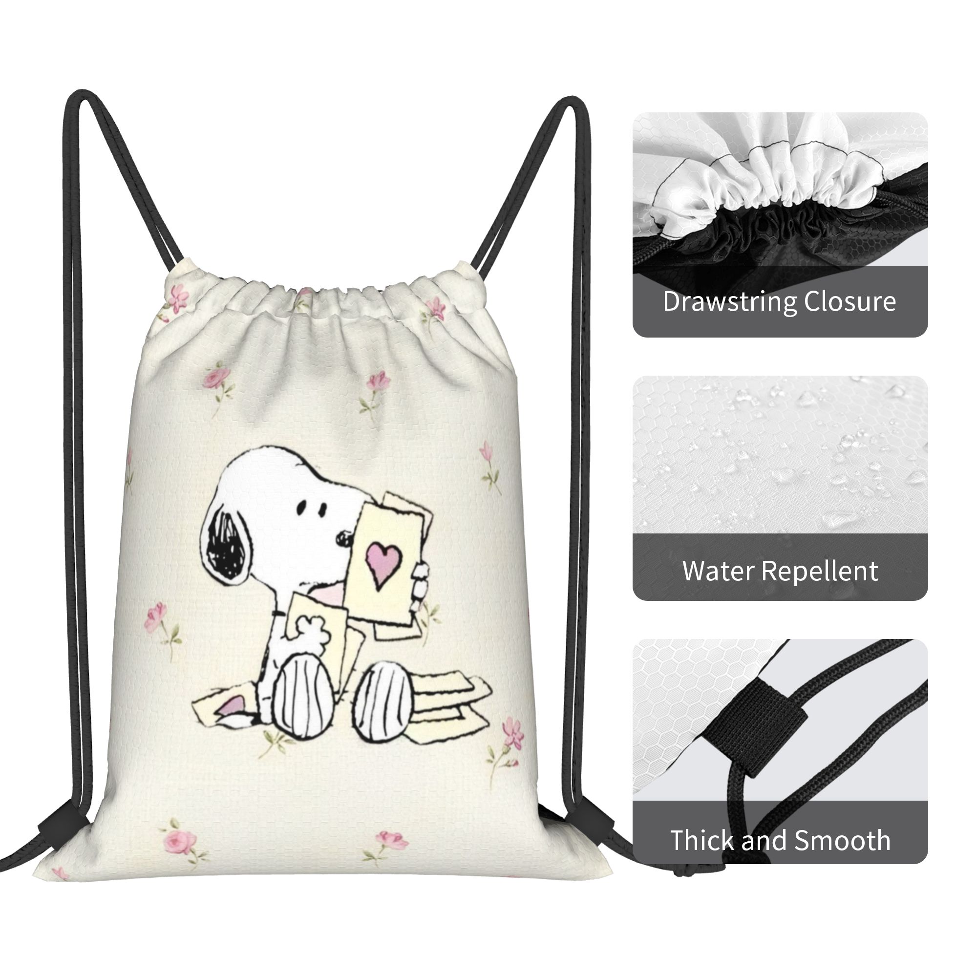 S-Snoopys Loving Gesture Backp - огляд і ціна Drawstring Gym Bag