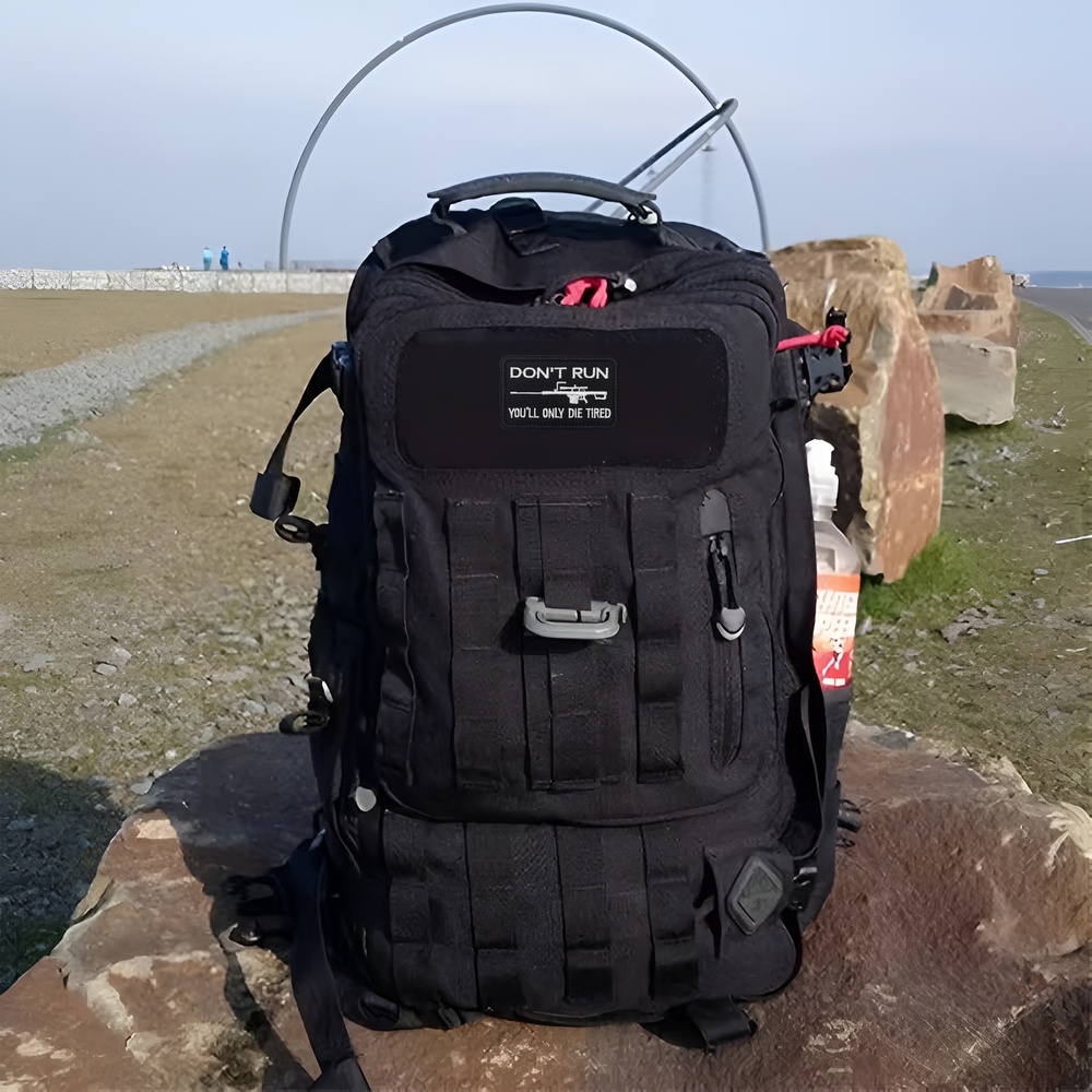 DON'T RUN Fun Meme Tactical Mo - огляд і ціна Urban Backpack Tactical
