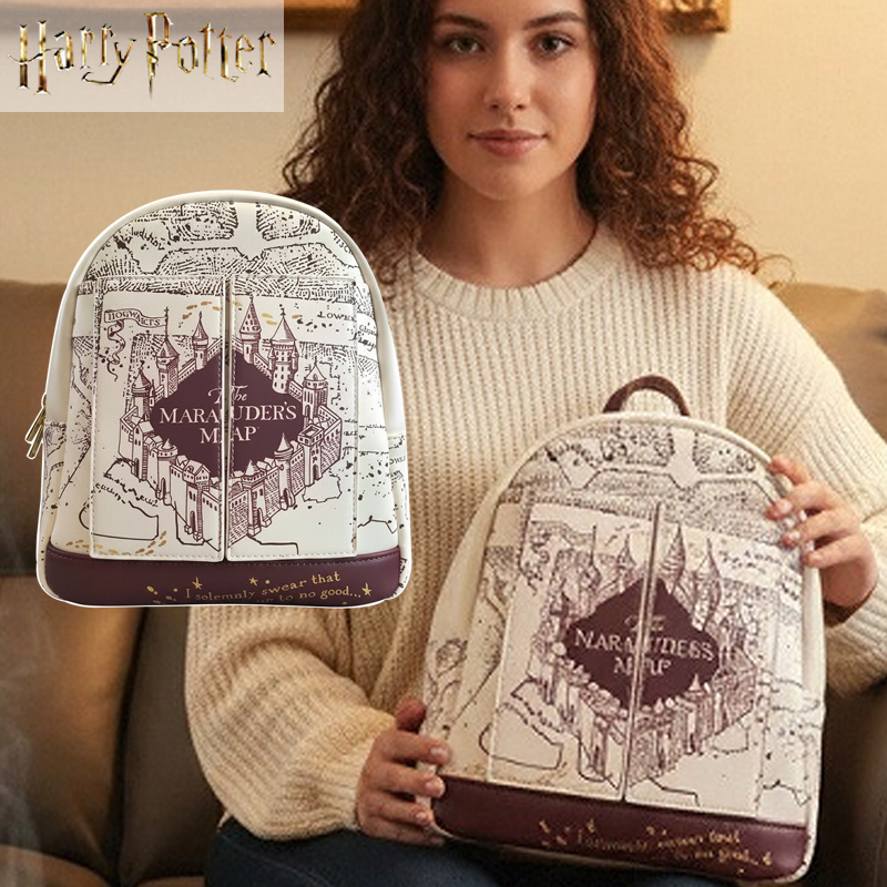 Harry Potter Map Printed Cospl - огляд і ціна Fashion Backpack Women