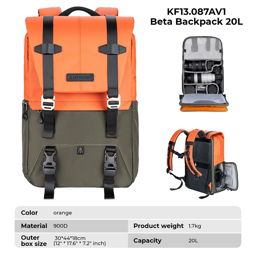 K&F CONCEPT Camera Backpack Tr - огляд і ціна Rain Cover Backpack