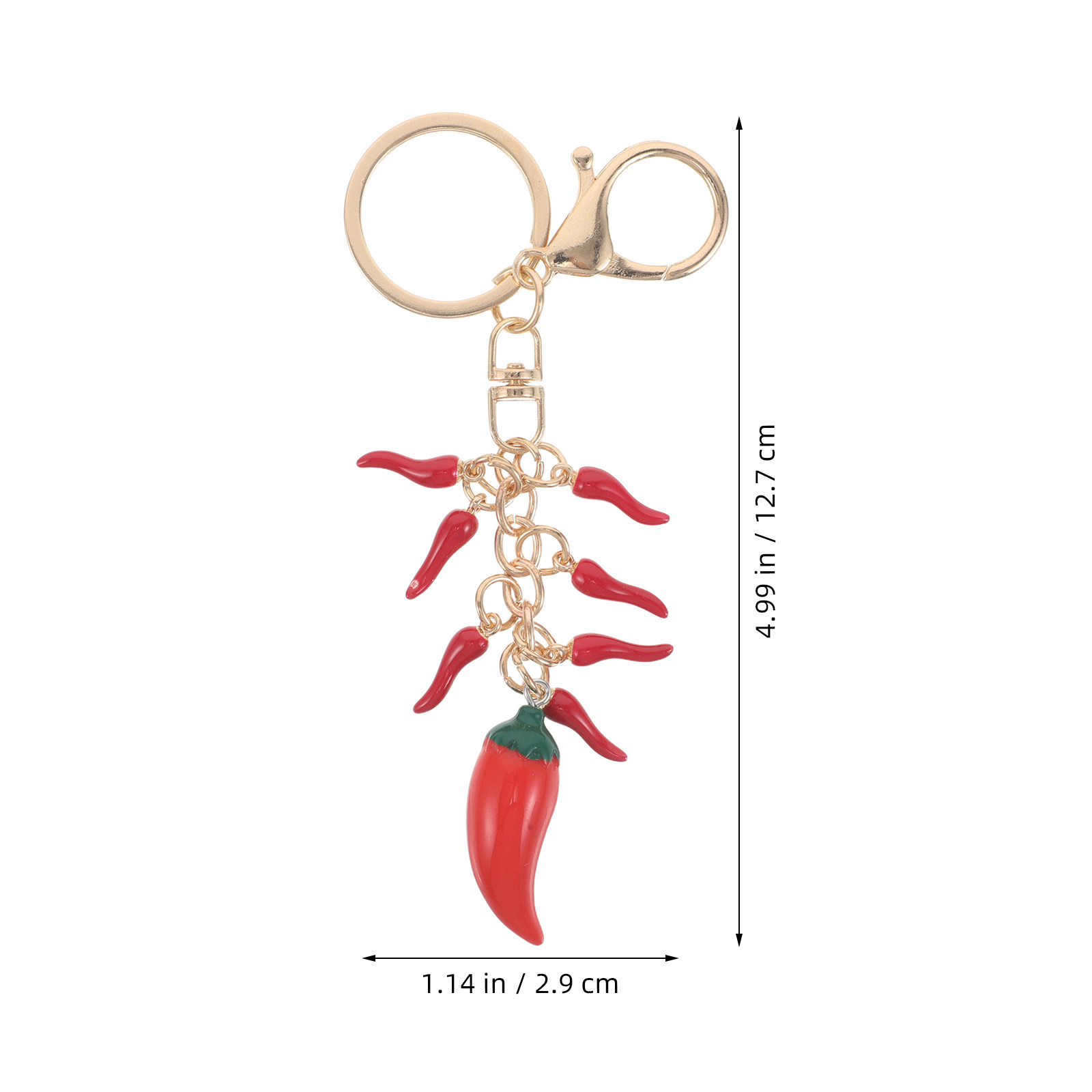 2Pcs Kawaii Chili Pepper Keych - огляд і ціна Mini Backpack Purse