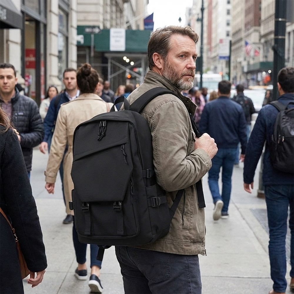 Fashion Business Men's Backpac - огляд і ціна Canvas Backpack Casual