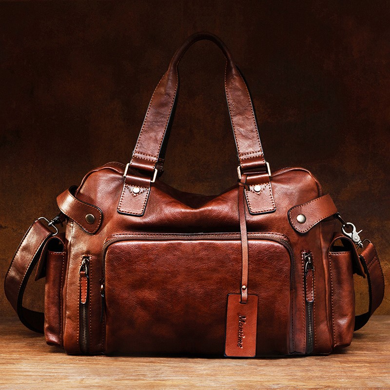 Vintage vegetable tanned leath - огляд і ціна Leather Backpack Vintage
