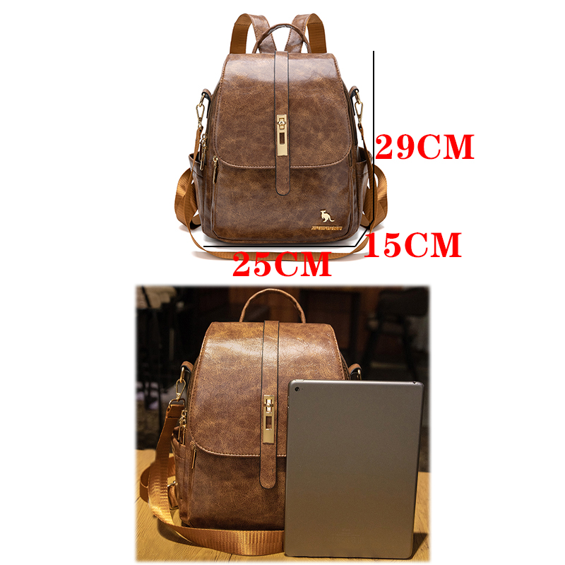 College Women Backpacks Design - огляд і ціна Leather Backpack Vintage