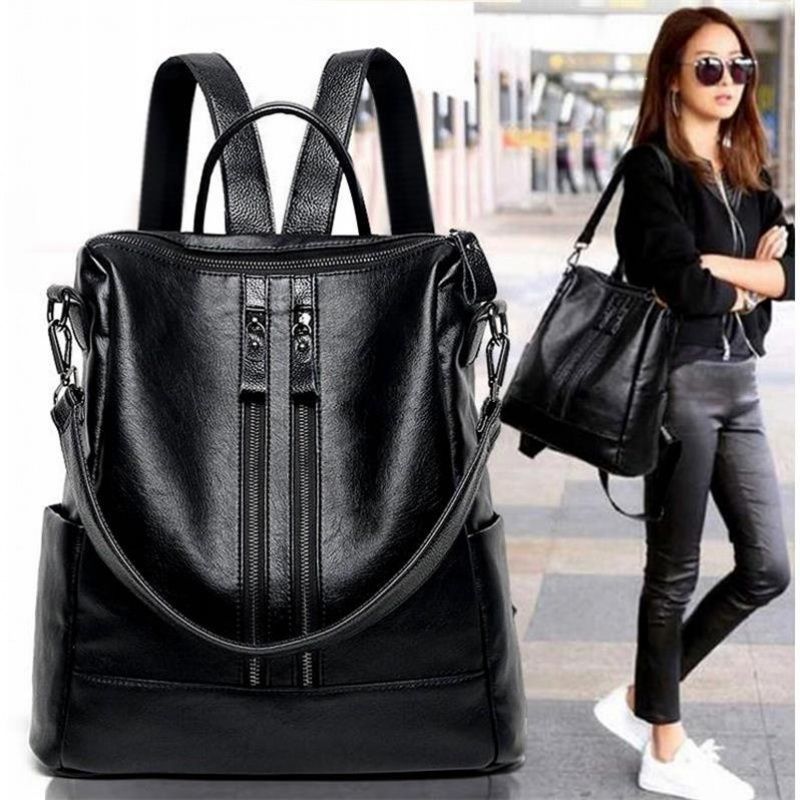 Women Soft Leather Backpack Sc - огляд і ціна Mini Backpack Purse