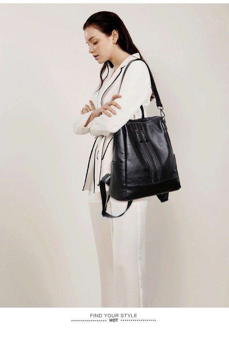 Women Soft Leather Backpack Sc - огляд і ціна Mini Backpack Purse