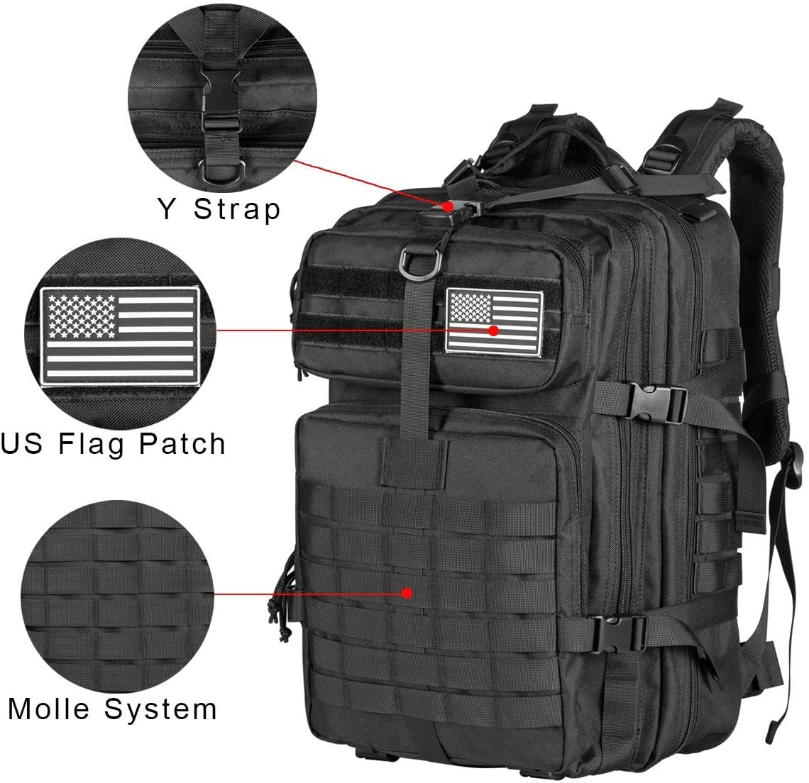 AA 60L Army Military Tactical  - огляд і ціна Rucksack Military Style
