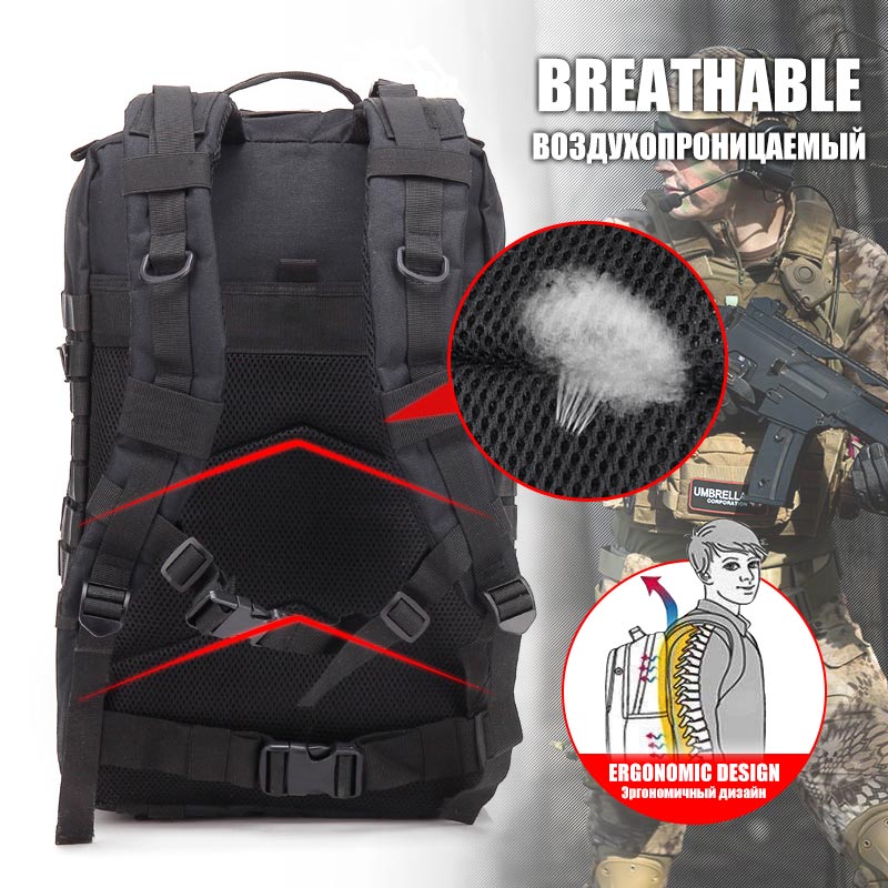 AA 60L Army Military Tactical  - огляд і ціна Rucksack Military Style