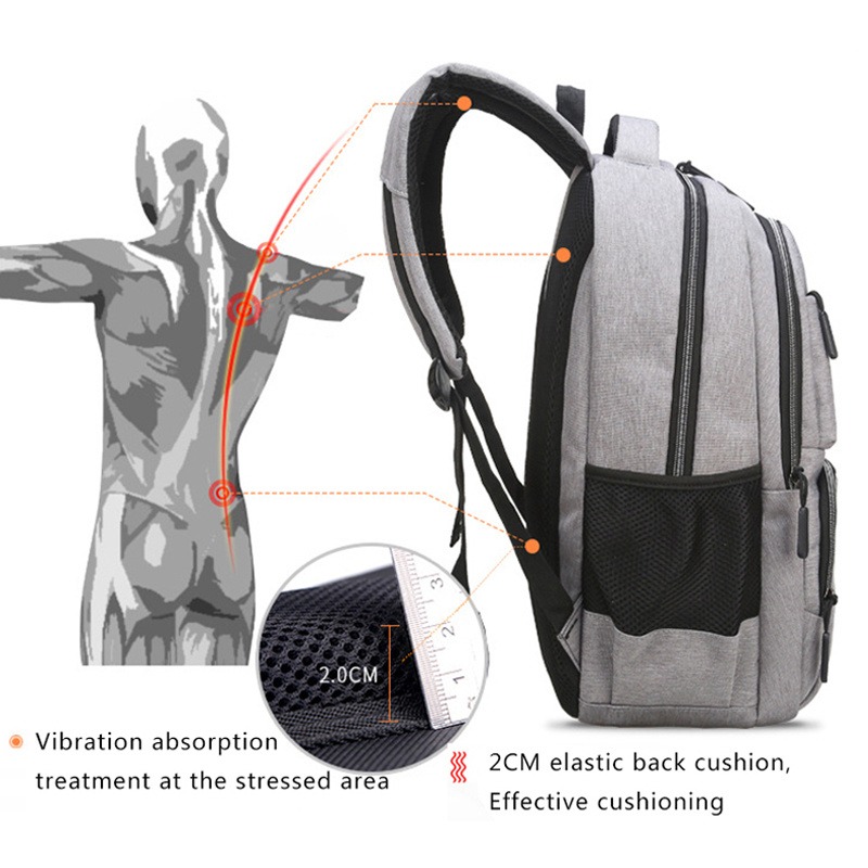 Large Capacity Backpack Men La - огляд і ціна Laptop Backpack 15.6