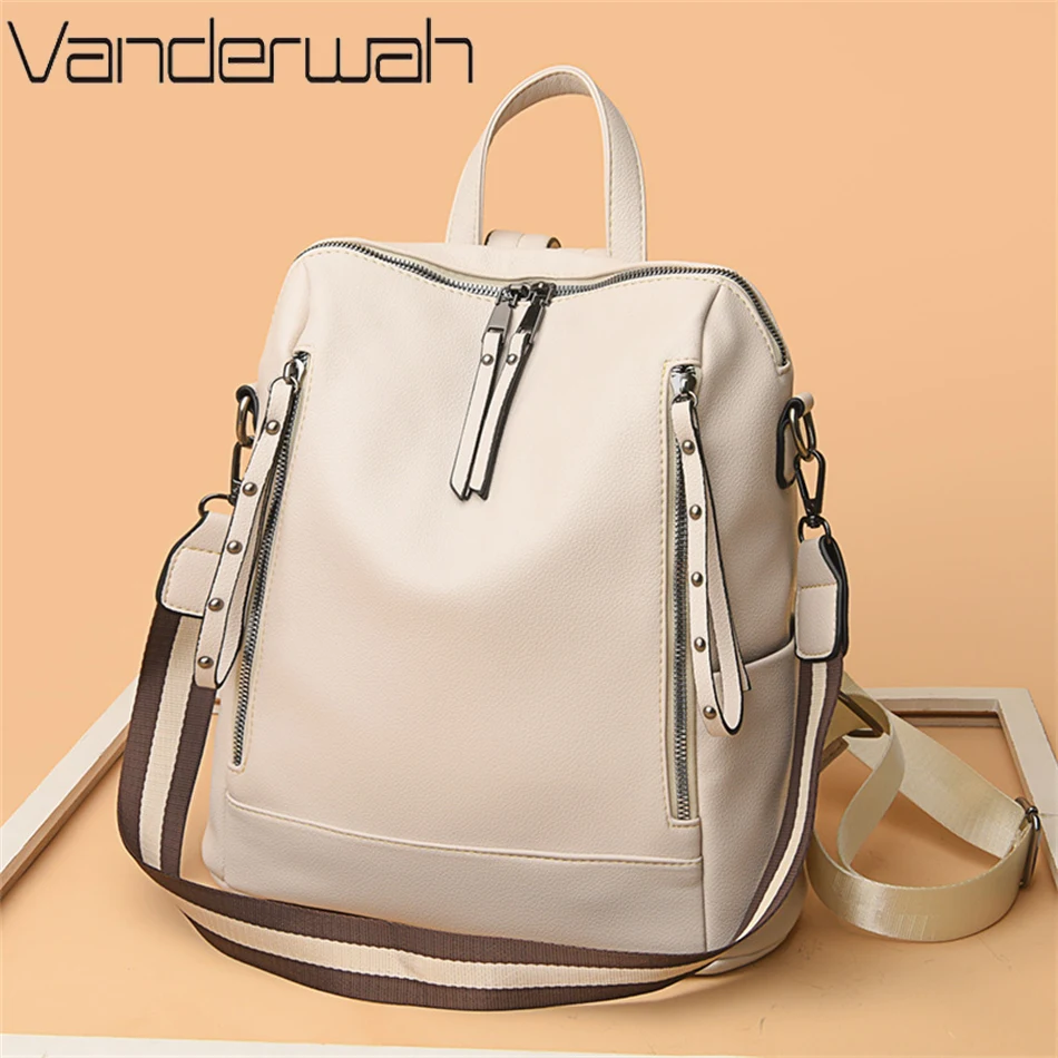 Brand Luxury Backpacks Soft Le - огляд і ціна School Backpack Teen