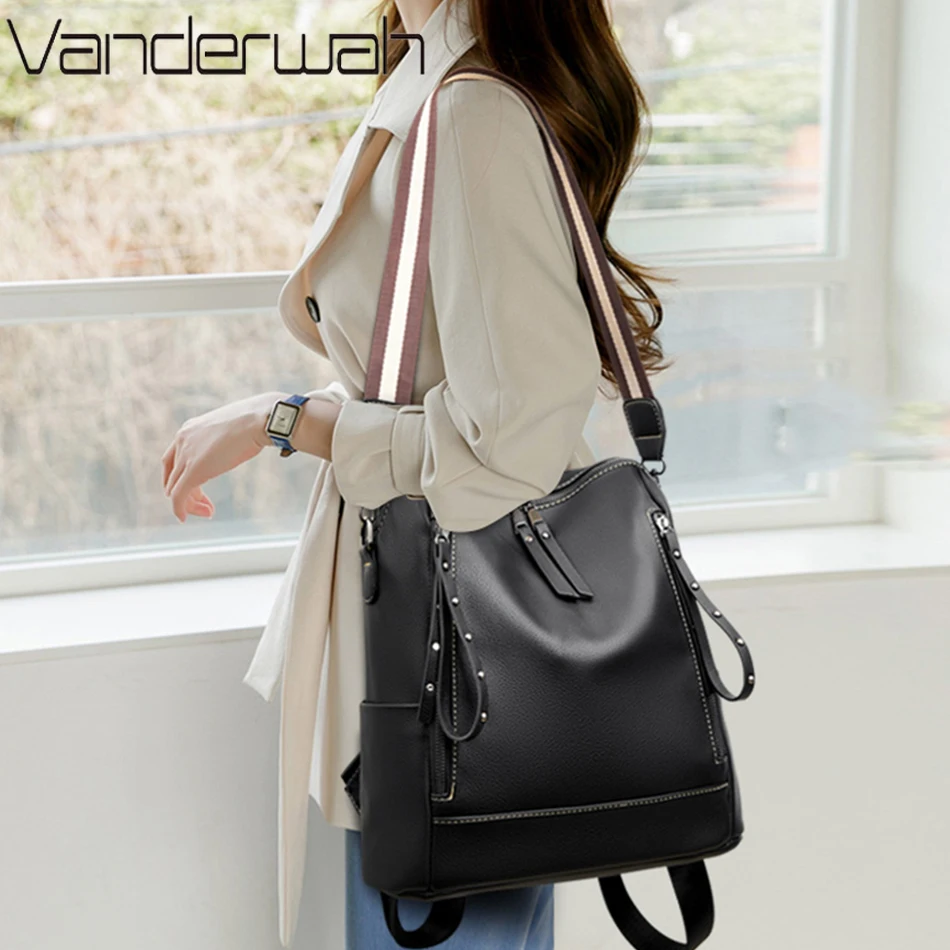 Brand Luxury Backpacks Soft Le - огляд і ціна School Backpack Teen