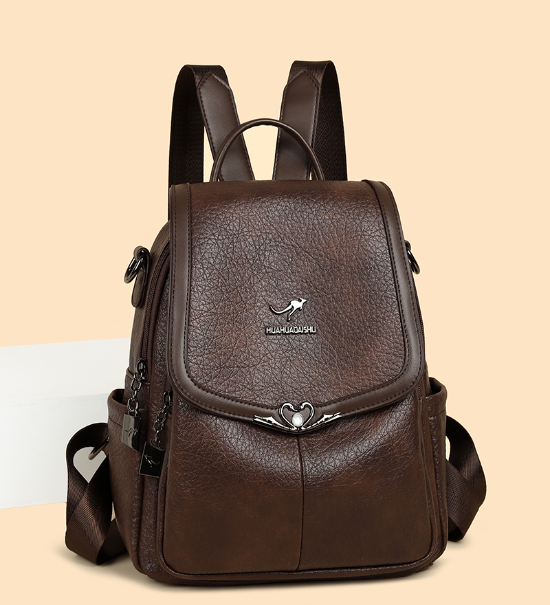 2026 new Ladies Bookbag Rucksa - огляд і ціна Leather Backpack Vintage