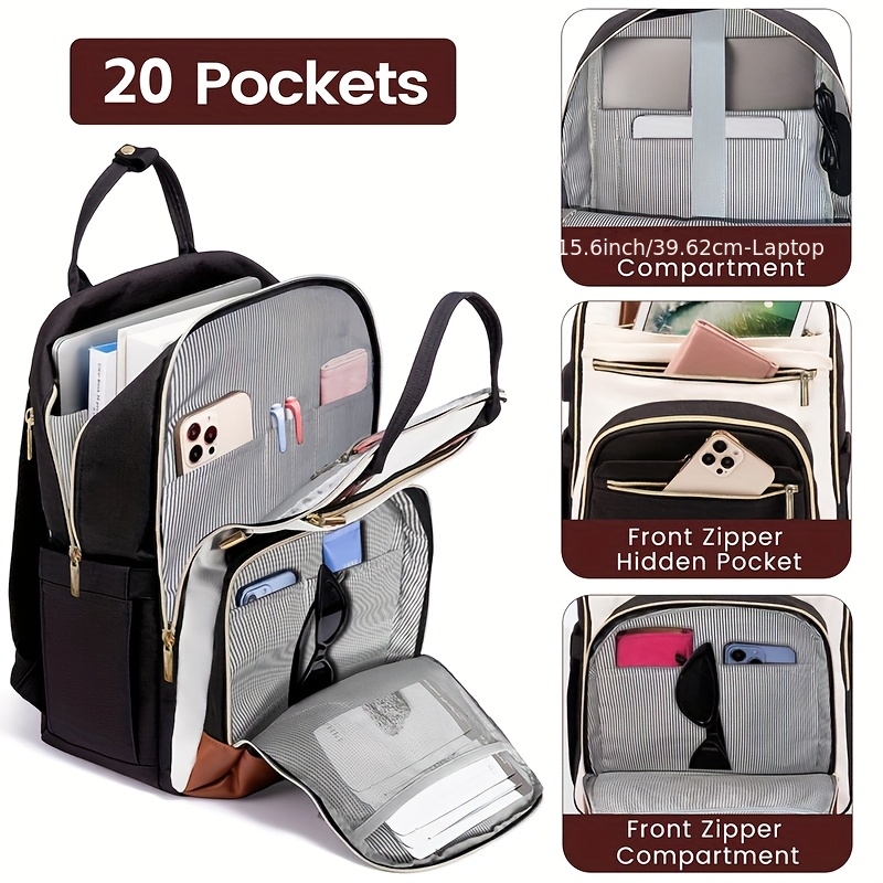 Women Two Tone Laptop Backpack - огляд і ціна Laptop Backpack 15.6