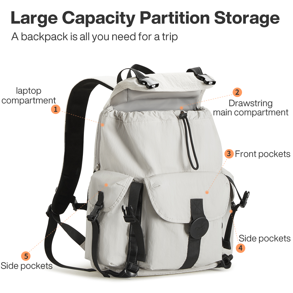 Mixi Travel Backpack 18 Inch C - огляд і ціна Hiking Backpack Waterproof