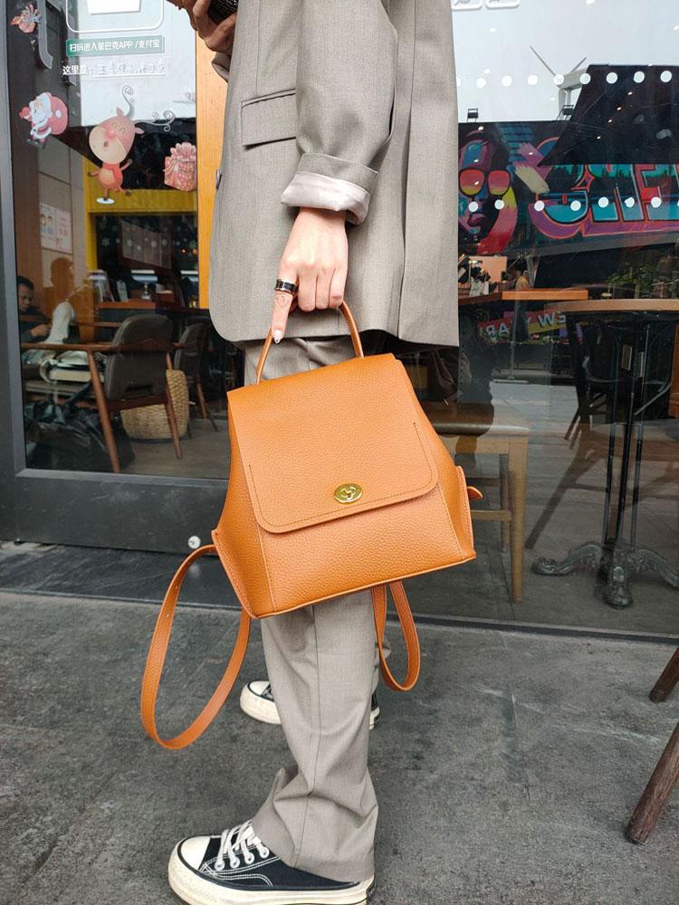 Genuine Leather Backpack Women - огляд і ціна Leather Backpack Vintage