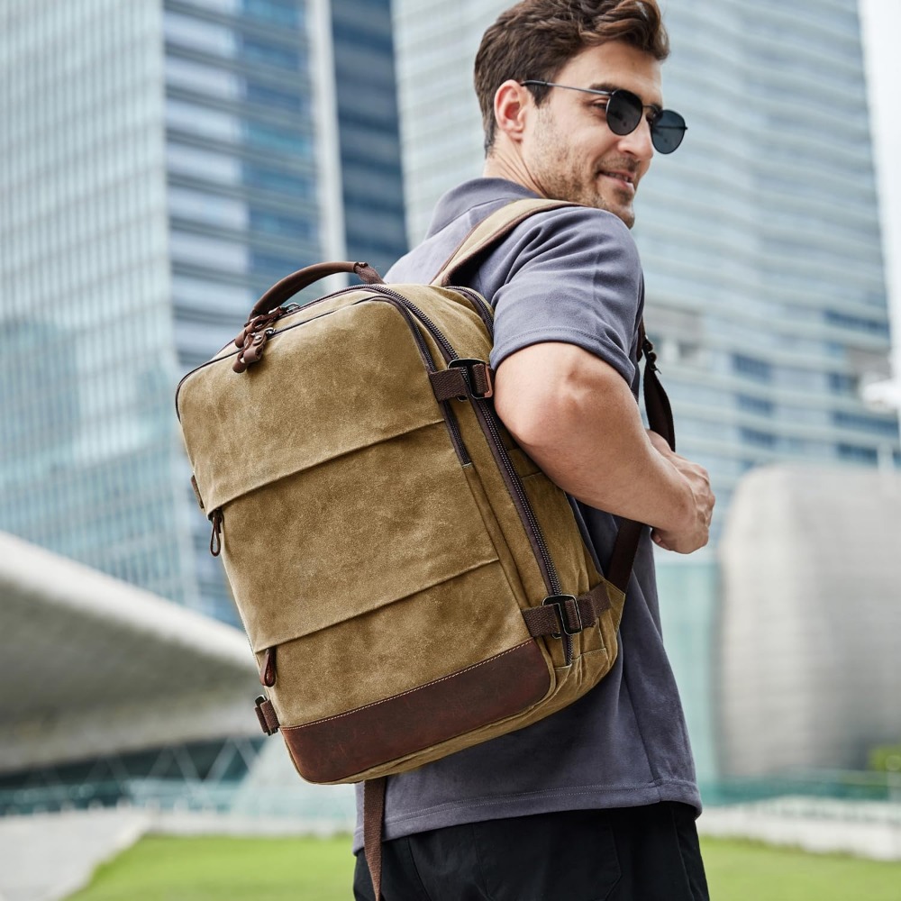 Travel Backpack for Men - Carr - огляд і ціна Canvas Backpack Casual