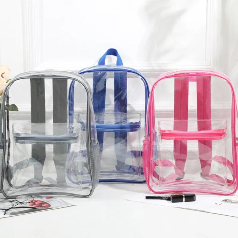 Transparent PVC Outdoor Sports - огляд і ціна Canvas Backpack Casual