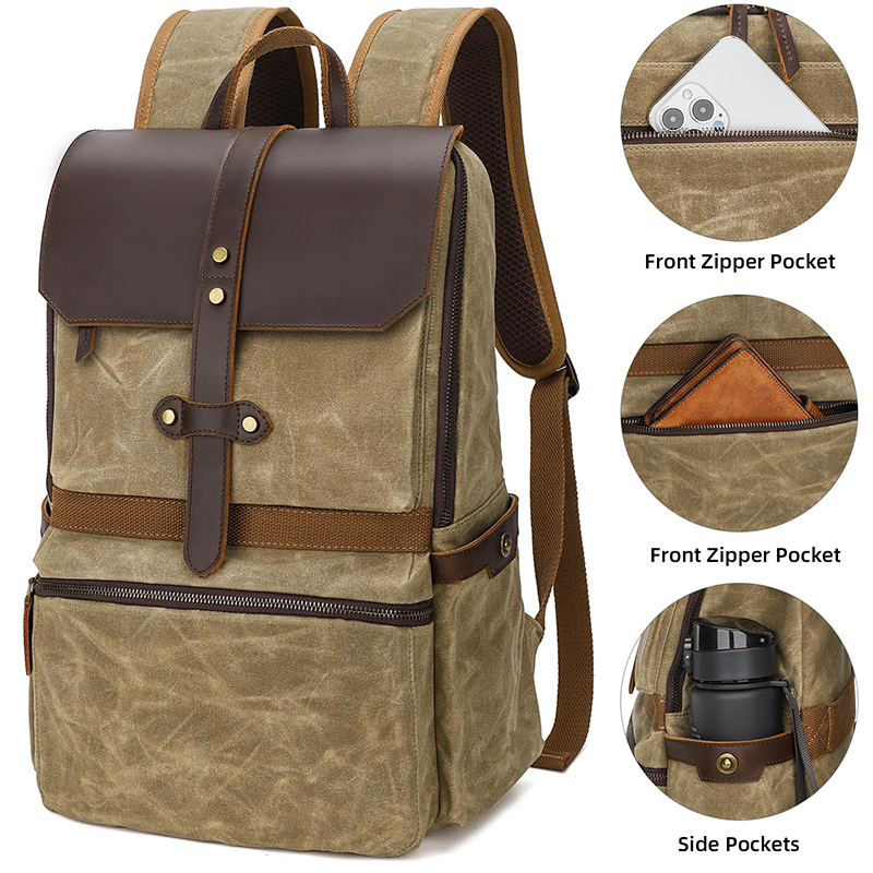 Vintage 15.6 inch Laptop Backp - огляд і ціна Canvas Backpack Casual