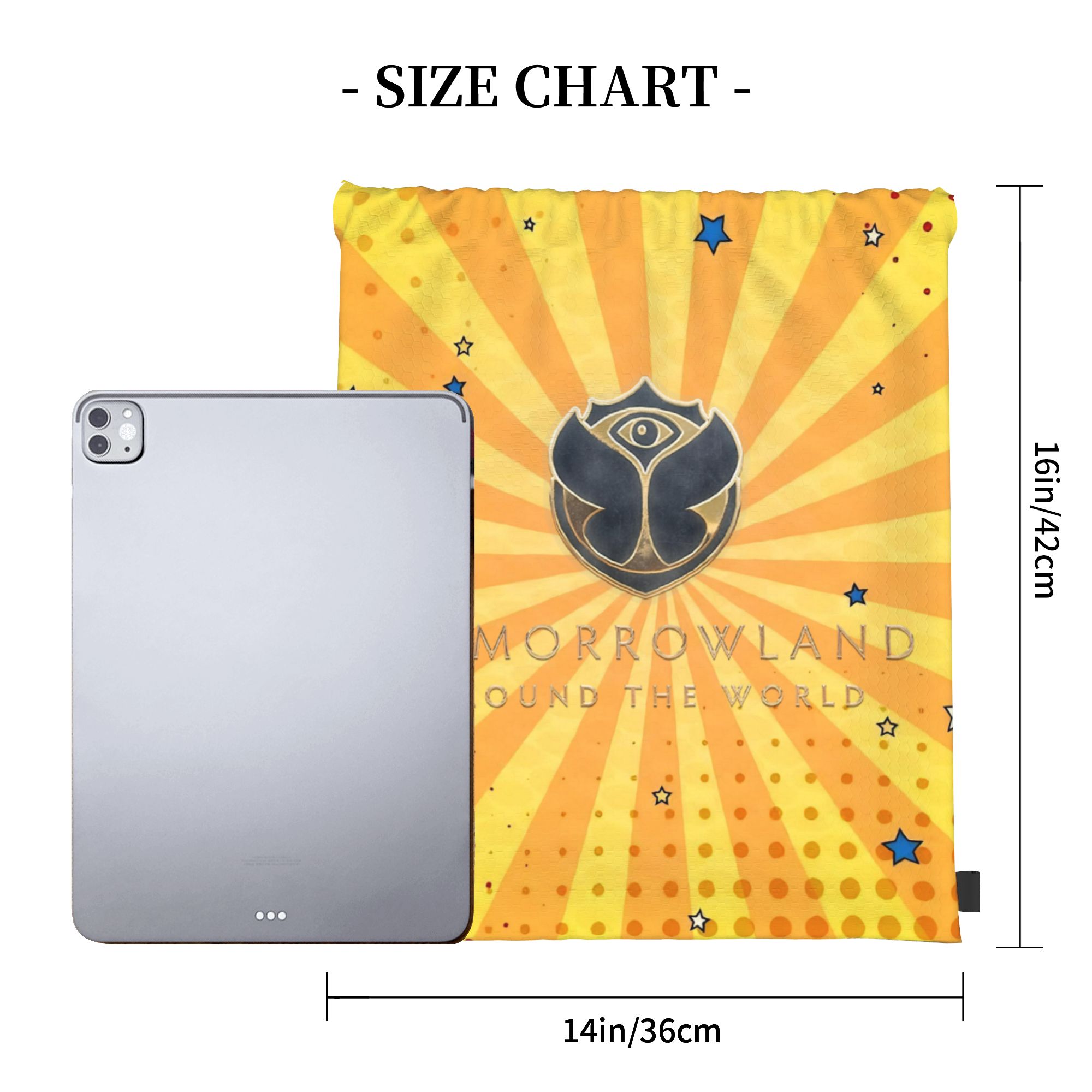 Tomorrowlands Festival Music D - огляд і ціна Drawstring Gym Bag