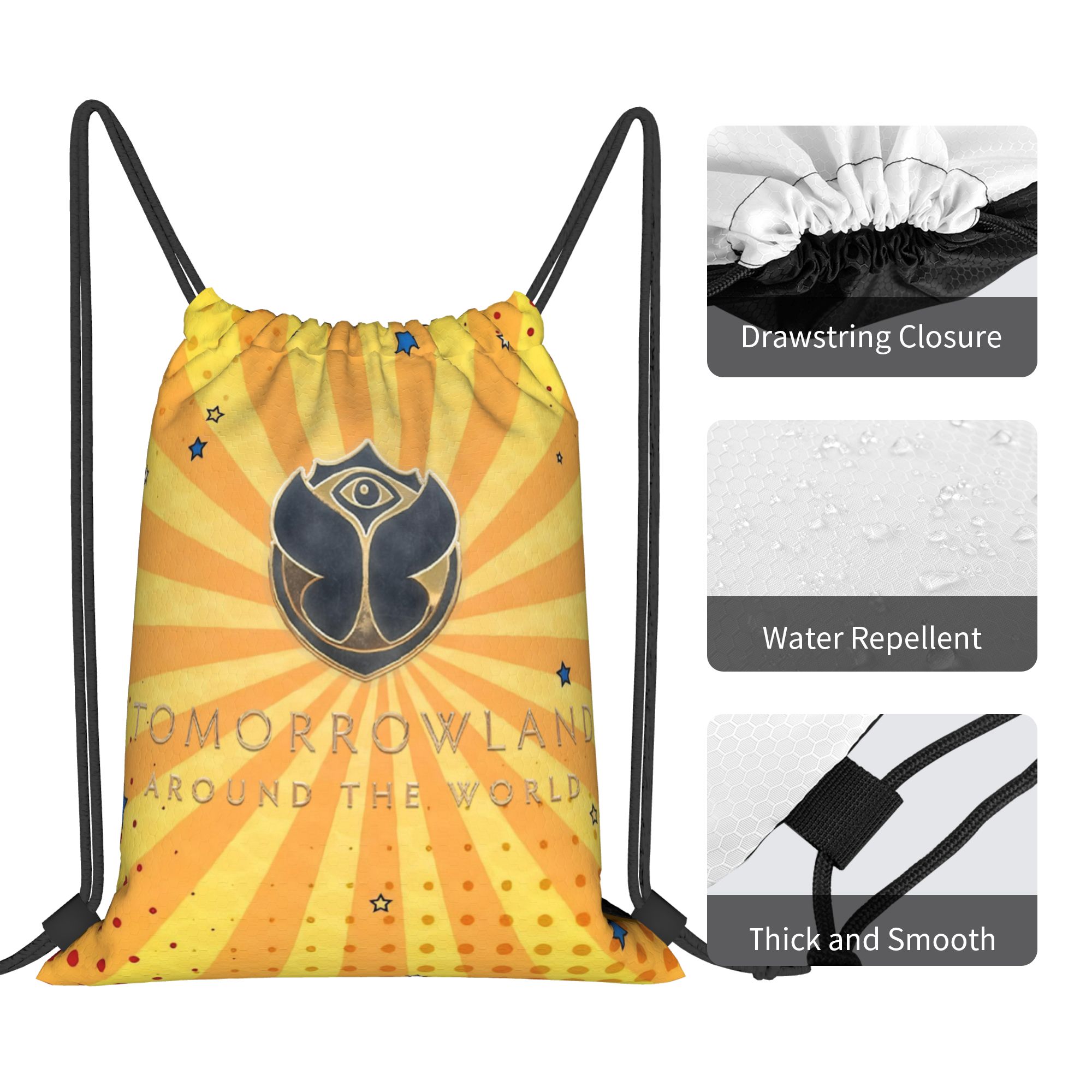 Tomorrowlands Festival Music D - огляд і ціна Drawstring Gym Bag