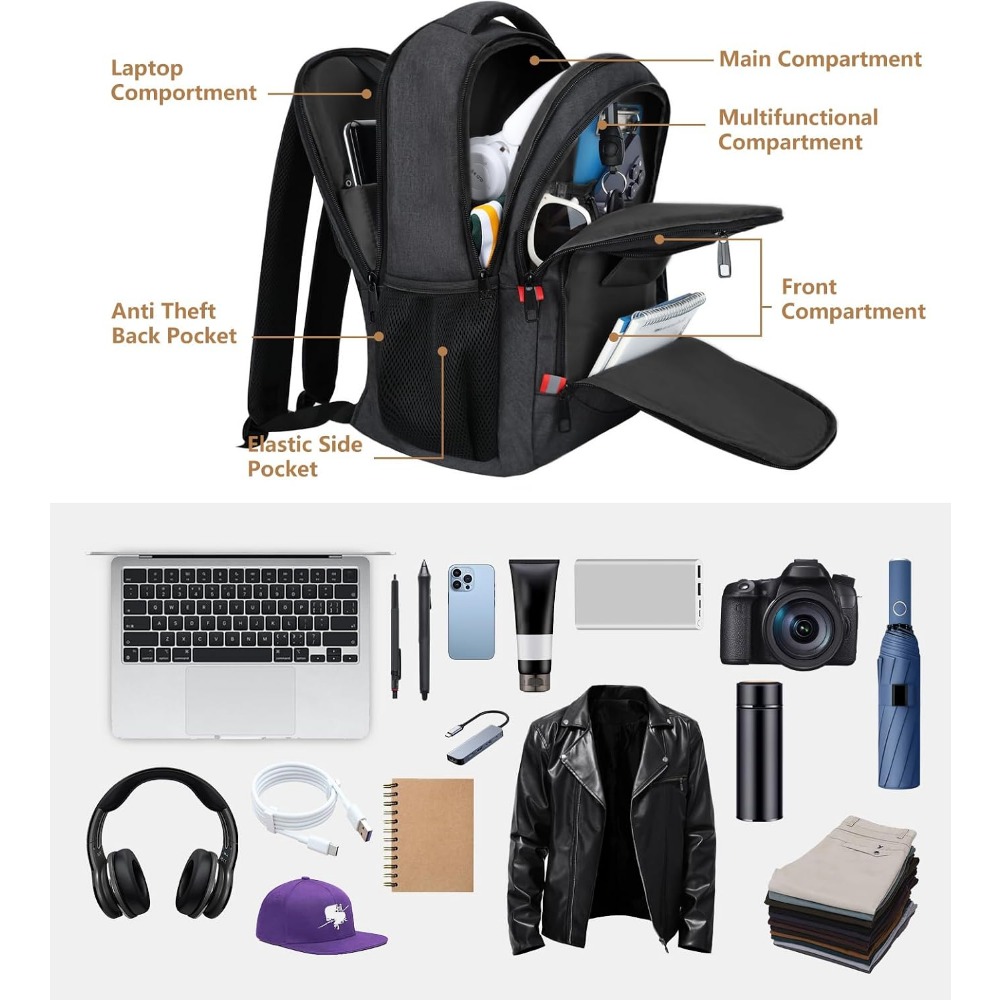Men's School Backpack for Teen - огляд і ціна School Backpack Teen