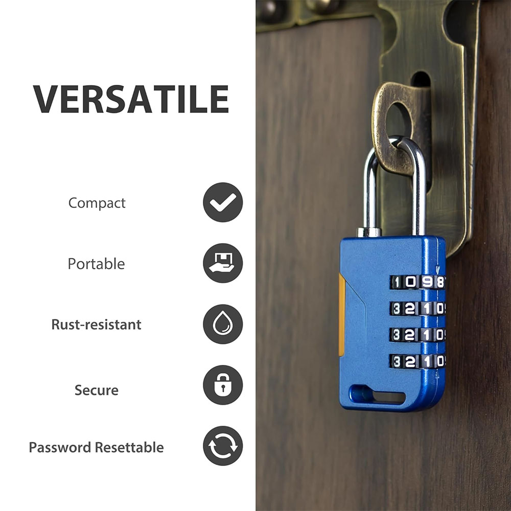 4 Digit Combination Padlock wi - огляд і ціна Travel Backpack Anti Theft