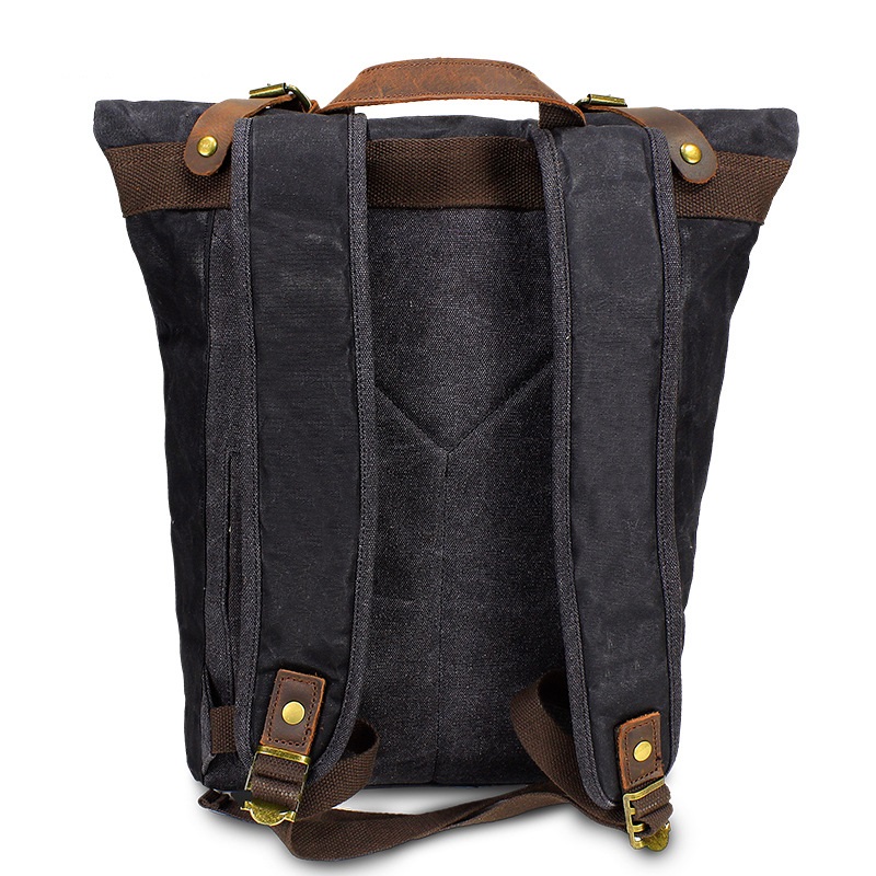 Retro Canvas Leather Backpacks - огляд і ціна Leather Backpack Vintage
