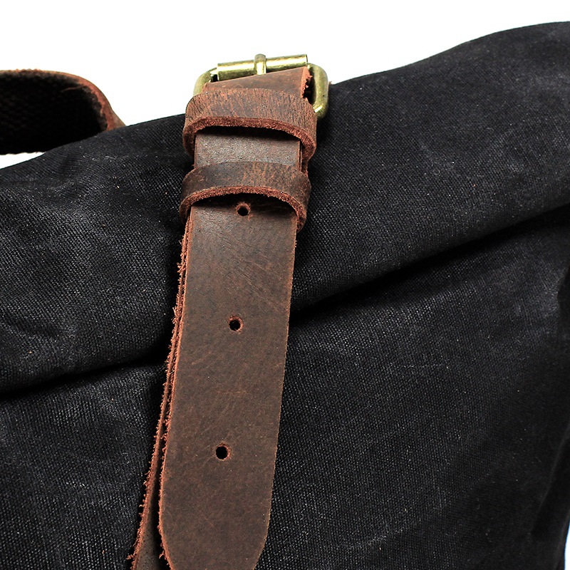 Retro Canvas Leather Backpacks - огляд і ціна Leather Backpack Vintage